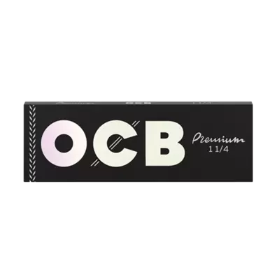 Papelillos OCB Premium Negro 1 1/4