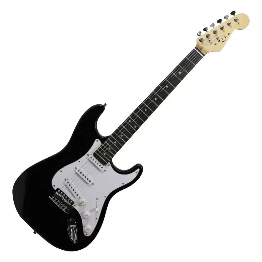 Guitarra eléctrica Bestla-BK negra paulownia maple y rosewood