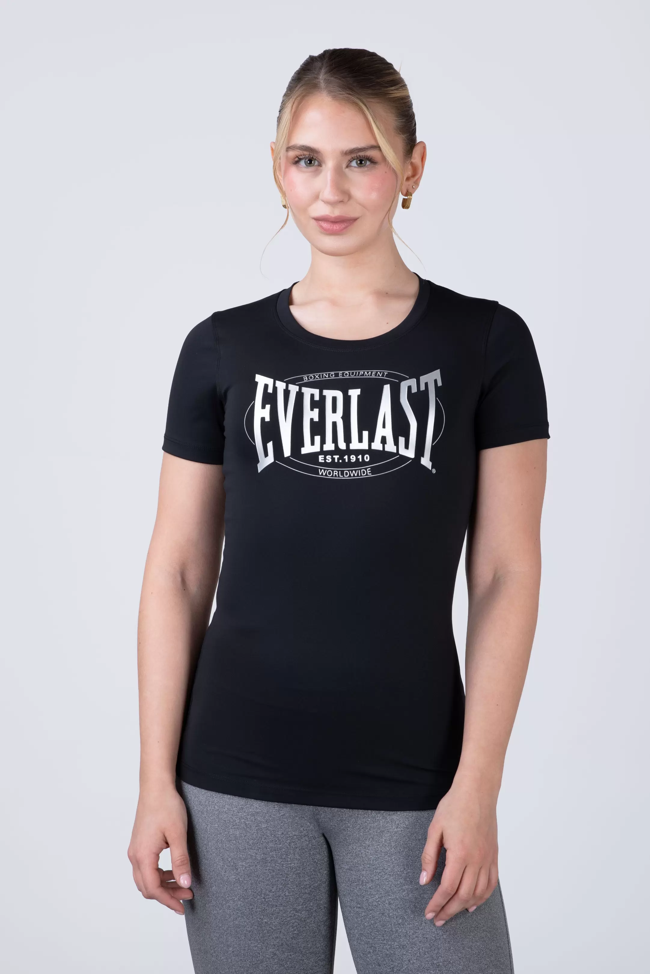 Polera Manga Corta Run Negro