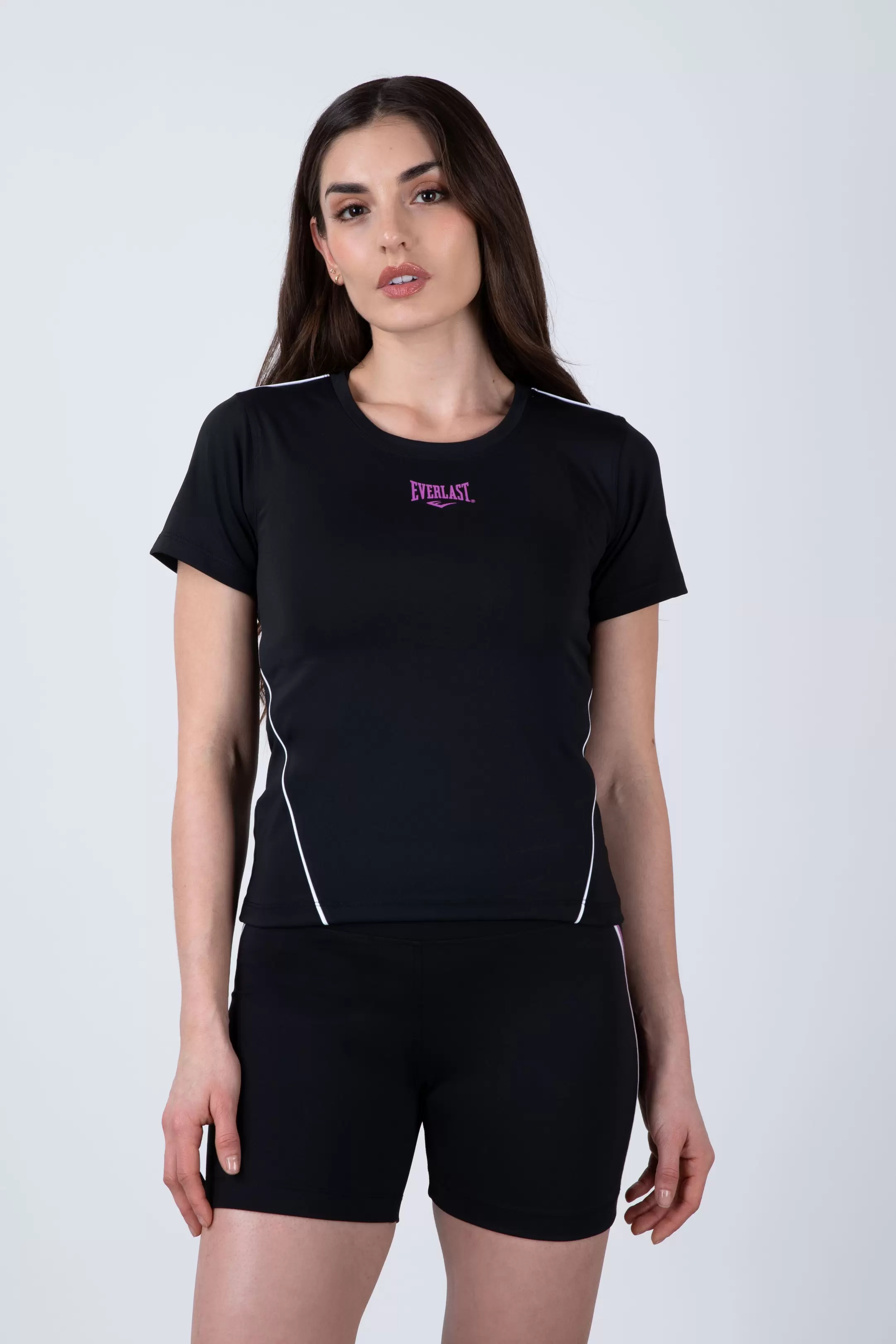 Polera Manga Corta Flex Negro