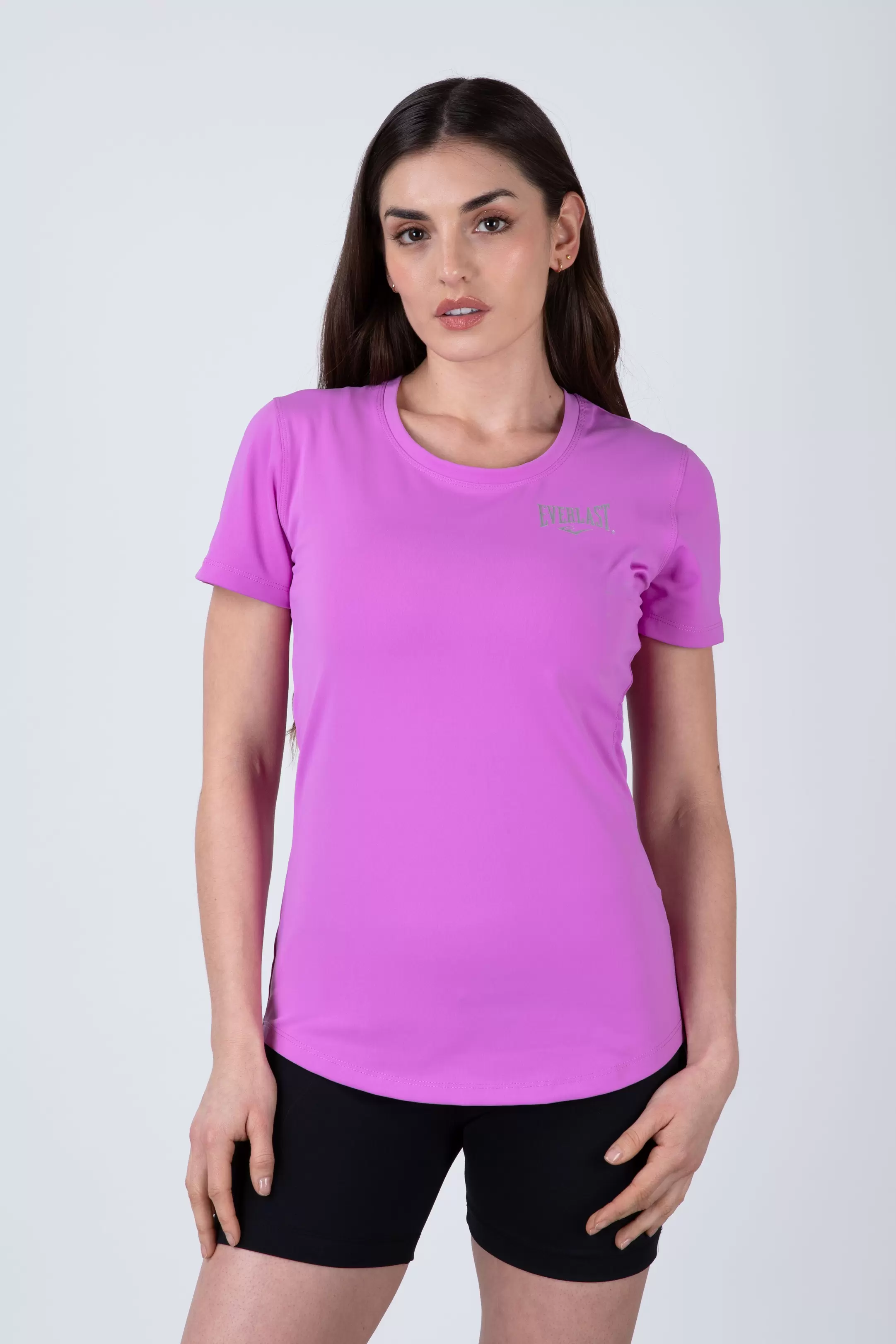 Polera Manga Corta Guyana Morado