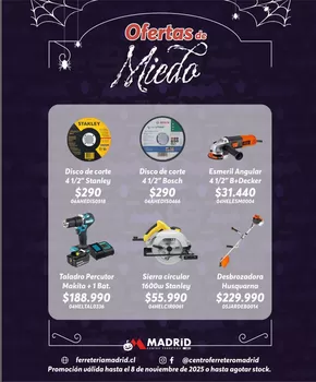Catálogo Ferretería Madrid en La Florida | Ofertas de miedo! | 2025-10-30T00:00:00.000Z - 2025-11-03T00:00:00.000Z