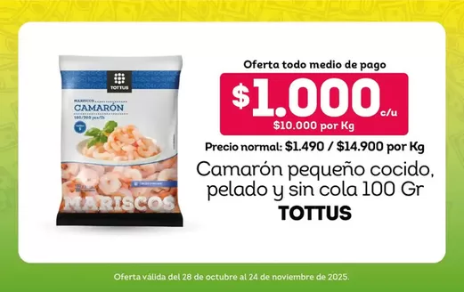 Catálogo Tottus en Talcahuano | Ofertas principales para ahorradores | 2025-10-28T00:00:00.000Z - 2025-11-24T00:00:00.000Z