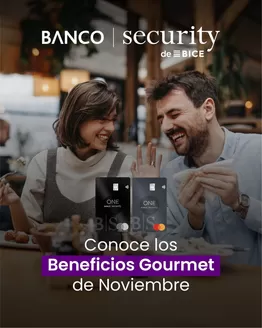 Catálogo Banco Security en Cañete | Conoce los beneficios gourmet de Noviembre! | 2025-11-06T00:00:00.000Z - 2025-11-30T00:00:00.000Z