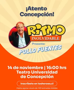 Catálogo Los Heroes en La Florida | Atento concepción! | 2025-11-11T00:00:00.000Z - 2025-11-16T00:00:00.000Z