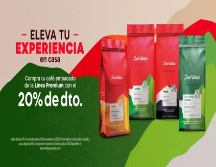 Catálogo Juan Valdez Café en San Pedro de la Paz | Hasta 20% dto! | 2025-11-12T00:00:00.000Z - 2025-11-15T00:00:00.000Z