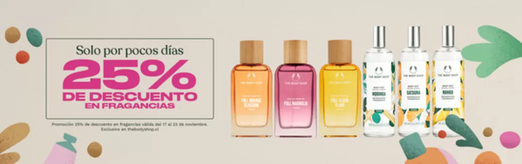 Catálogo The Body Shop en Valparaíso | Hasta 25% de descuento! | 2025-11-17T00:00:00.000Z - 2025-11-23T00:00:00.000Z