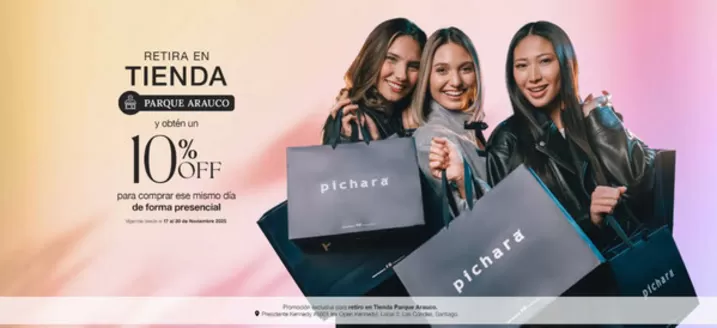 Catálogo Pichara en San Antonio | retira en Tienda! | 2025-11-26T00:00:00.000Z - 2025-11-30T00:00:00.000Z