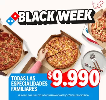Catálogo Domino's Pizza | Black week!  | 2025-11-26T00:00:00.000Z - 2025-11-28T00:00:00.000Z