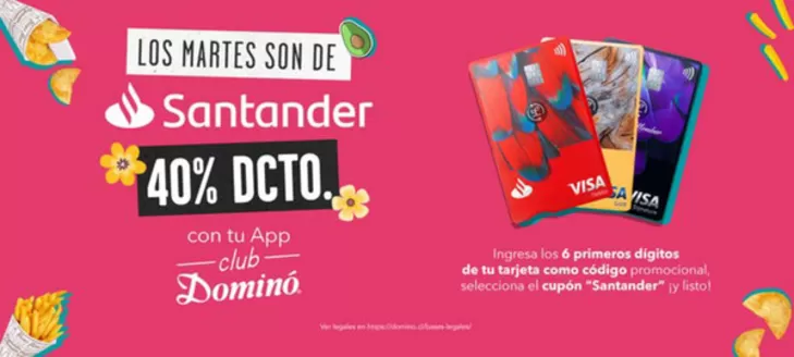 Catálogo Domino's Pizza | Los martes son de Santander! | 2025-11-26T00:00:00.000Z - 2026-01-31T00:00:00.000Z