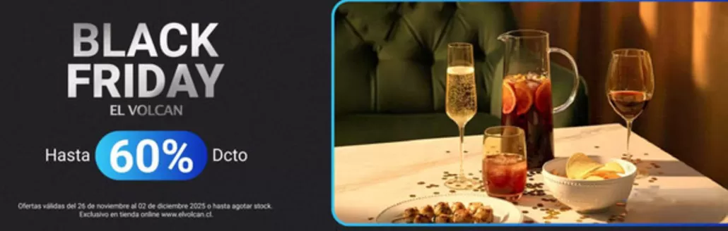 Catálogo El Volcan en Antofagasta | Black Friday! Hasta 60% Off. | 2025-11-27T00:00:00.000Z - 2025-12-02T00:00:00.000Z