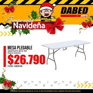 Catálogo Dabed en Ovalle | Ofertas Dabed | 2025-12-01T00:00:00.000Z - 2025-12-31T00:00:00.000Z