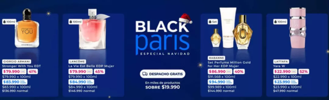 Catálogo JJO en Santiago | Black Paris! | 2025-12-03T00:00:00.000Z - 2025-12-07T00:00:00.000Z