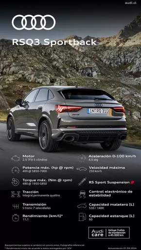 Catálogo Audi en La Serena | Audi Ficha técnica RS Q3 SB | 2024-09-30T00:00:00.000Z - 2025-09-30T00:00:00.000Z