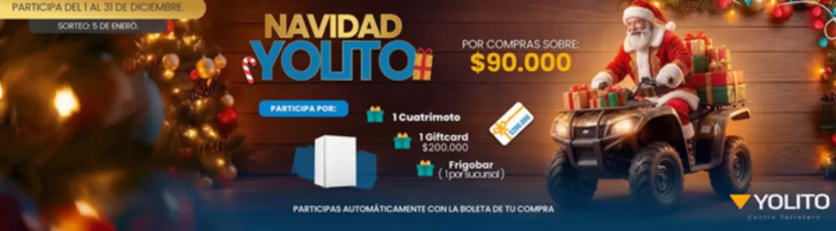 Catálogo Ferretería Yolito | Navidad Yolito! | 2025-12-09T00:00:00.000Z - 2025-12-31T00:00:00.000Z