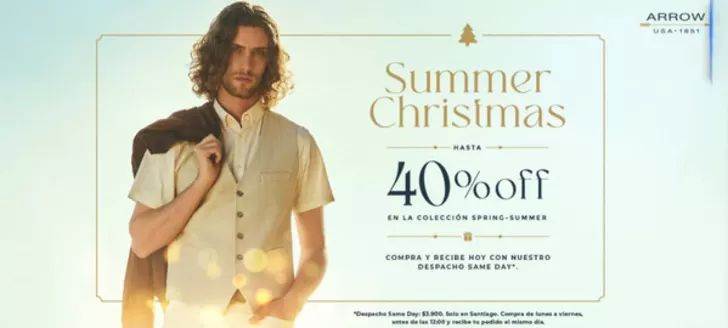 Catálogo Arrow en Temuco | Summer Christmas! | 2025-12-09T00:00:00.000Z - 2025-12-24T00:00:00.000Z