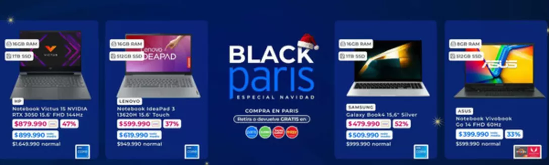 Catálogo JJO en Quellón | Black Paris! | 2025-12-09T00:00:00.000Z - 2025-12-24T00:00:00.000Z