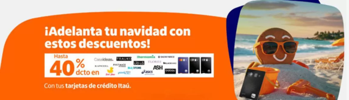 Catálogo Banco Itaú en María Pinto | Miércoles 40% de descuento! | 2025-12-11T00:00:00.000Z - 2025-12-26T00:00:00.000Z
