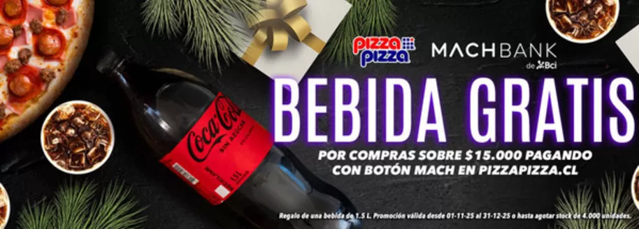 Catálogo Pizza Pizza en Huechuraba | Oferta Navidad! | 2025-12-12T00:00:00.000Z - 2025-12-31T00:00:00.000Z