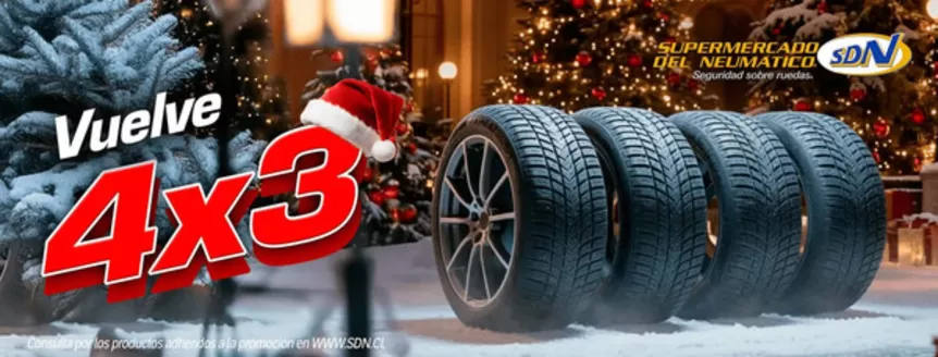 Catálogo Supermercado Del Neumático en La Reina | Vuelve 4x3! | 2025-12-16T00:00:00.000Z - 2025-12-31T00:00:00.000Z