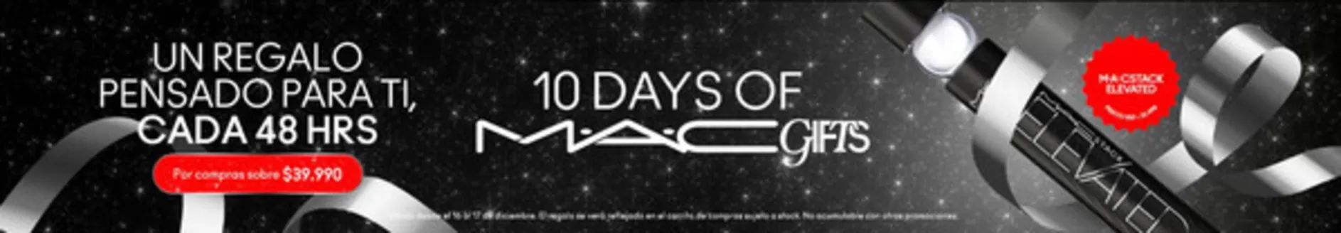 Catálogo MAC Cosmetics en Puerto Montt | 10 days of MAC gifts! | 2025-12-16T00:00:00.000Z - 2025-12-18T00:00:00.000Z