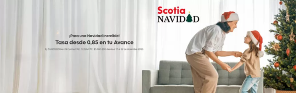 Catálogo Scotiabank en Puerto Montt | Scotia Navidad! | 2025-12-17T00:00:00.000Z - 2025-12-22T00:00:00.000Z