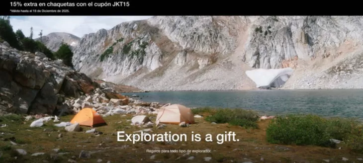 Catálogo The North Face en Maipú | Exploration is a gift! | 2025-12-18T00:00:00.000Z - 2025-12-18T00:00:00.000Z