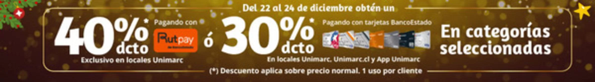 Catálogo Unimarc en Las Condes | Descuentos y promociones | 2025-12-22T00:00:00.000Z - 2025-12-24T00:00:00.000Z