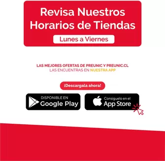 Catálogo PreUnic en La Florida | Horario de Tiendas del 22 al 26 del 12 1893fbb7a7 | 2025-12-24T00:00:00.000Z - 2026-01-07T00:00:00.000Z