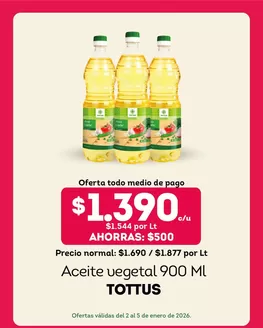 Catálogo Tottus en Quilicura | Ahorra ahora con nuestras ofertas | 2026-01-02T00:00:00.000Z - 2026-01-05T00:00:00.000Z