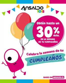 Catálogo Ansaldo | Obtén hasta 30% dcto! | 2026-01-06T00:00:00.000Z - 2026-01-21T00:00:00.000Z