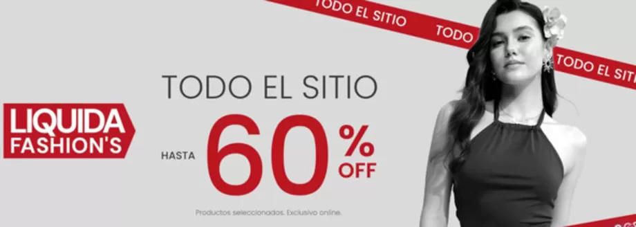 Catálogo Fashion's Park en Cerrillos | Liquidación! Hasta 60% Off. | 2026-01-06T00:00:00.000Z - 2026-01-21T00:00:00.000Z