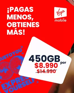 Catálogo Virgin Mobile en La Florida | Pagas menos, obtienes más! | 2026-01-07T00:00:00.000Z - 2026-01-22T00:00:00.000Z