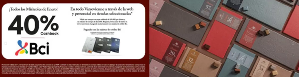 Catálogo Varsovienne | Hasta 40% cashback! | 2026-01-07T00:00:00.000Z - 2026-01-22T00:00:00.000Z
