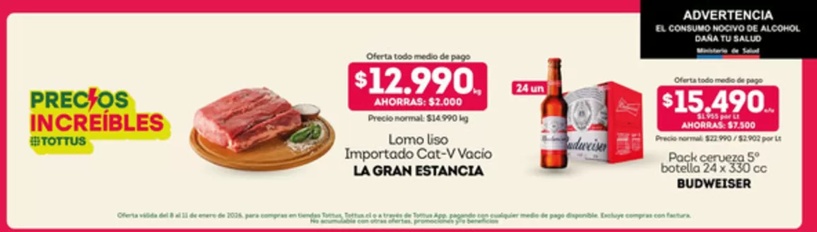 Catálogo Tottus en Rengo | Ofertas Tottus | 2026-01-08T00:00:00.000Z - 2026-01-11T00:00:00.000Z
