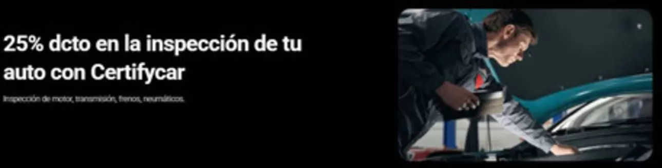 Catálogo Automóvil Club de Chile en Santiago | 25% dcto en la inspección de tu auto con Certifycar! | 2026-01-14T00:00:00.000Z - 2026-01-29T00:00:00.000Z