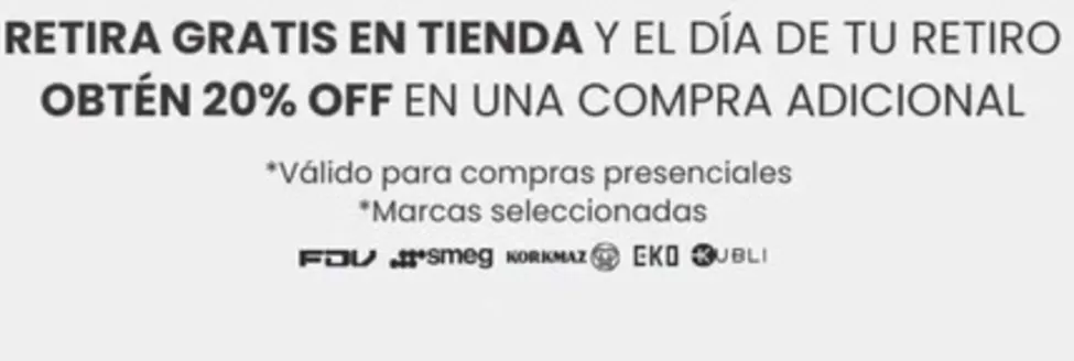 Catálogo Kitchen Center | Obtén 20% Off en una compra adicional! | 2026-01-16T00:00:00.000Z - 2026-01-30T00:00:00.000Z