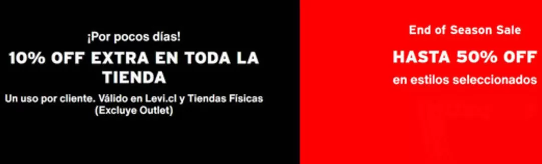 Catálogo Levi's en Santiago | End of season sale! | 2026-01-16T00:00:00.000Z - 2026-01-30T00:00:00.000Z
