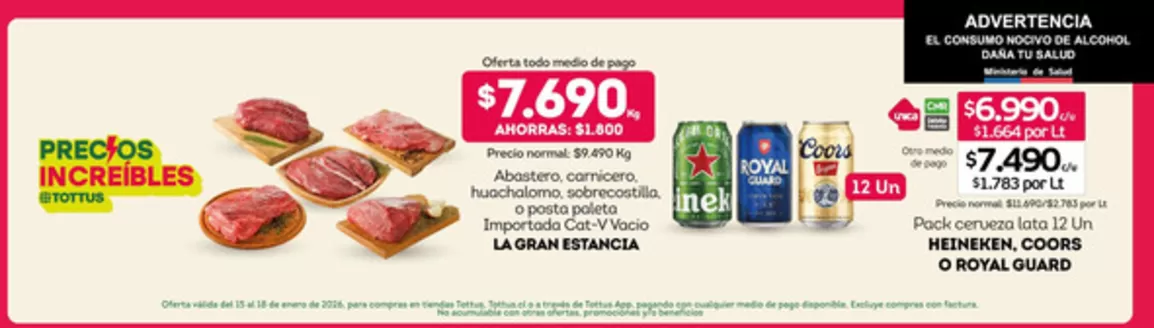 Catálogo Tottus en Santiago | Ofertas Tottus | 2026-01-15T00:00:00.000Z - 2026-01-18T00:00:00.000Z