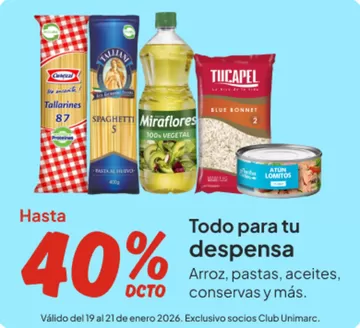 Catálogo Unimarc en Santiago | Excelente oferta para cazadores de gangas | 2026-01-19T00:00:00.000Z - 2026-01-21T00:00:00.000Z