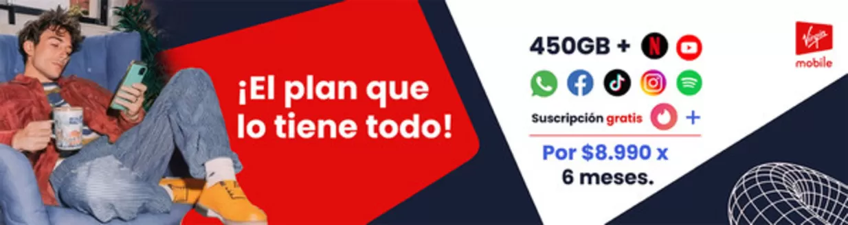 Catálogo Virgin Mobile en Alto Hospicio | Hasta 40% de dscto! | 2026-01-20T00:00:00.000Z - 2026-02-04T00:00:00.000Z