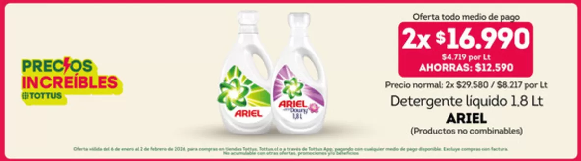 Catálogo Tottus en Puente Alto | Ofertas Tottus | 2026-01-06T00:00:00.000Z - 2026-02-02T00:00:00.000Z