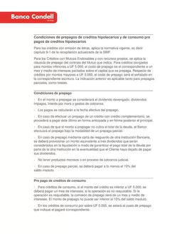 Catálogo Banco Condell en Molina | Condiciones de prepago | 2026-01-23T00:00:00.000Z - 2027-01-23T00:00:00.000Z