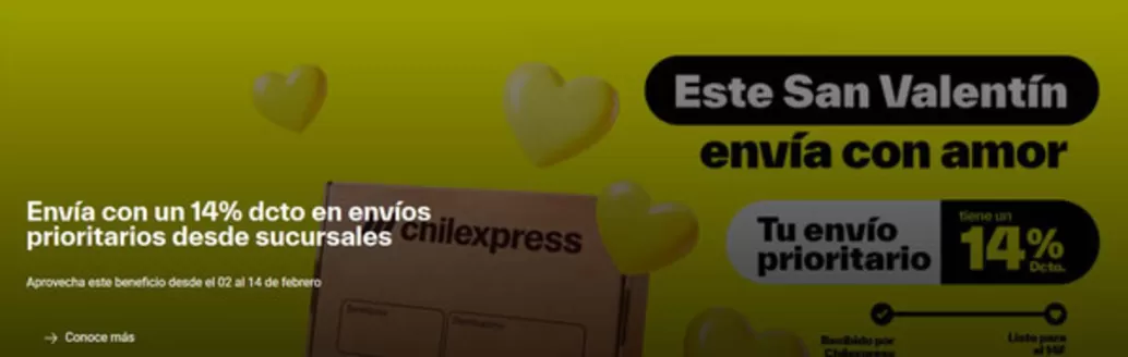 Catálogo Chilexpress en Punta Arenas | 14% dcto! | 2026-02-02T00:00:00.000Z - 2026-02-16T00:00:00.000Z