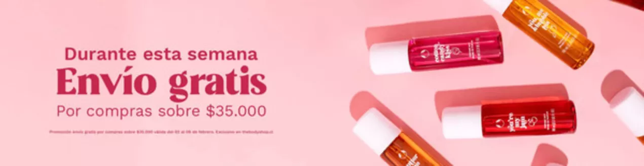 Catálogo The Body Shop en La Cisterna | Oferta exclusivos! | 2026-02-03T00:00:00.000Z - 2026-02-08T00:00:00.000Z