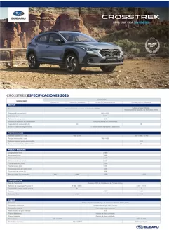 Catálogo Subaru en Linares | Spec crosstrek 2026 a4 1812 compressed | 2026-01-01T00:00:00.000Z - 2027-06-30T00:00:00.000Z