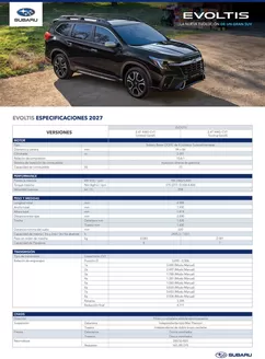 Catálogo Subaru en Iquique | Spec evoltis 2026 a4 web compressed | 2026-01-01T00:00:00.000Z - 2027-06-30T00:00:00.000Z