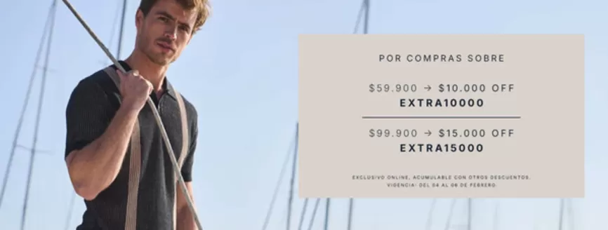 Catálogo New Man en Arica | 40 % Off | 2026-02-04T00:00:00.000Z - 2026-02-20T00:00:00.000Z