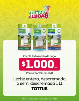 Catálogo Tottus en El Quisco | Excelente oferta para todos los clientes | 2026-02-05T00:00:00.000Z - 2026-02-08T00:00:00.000Z
