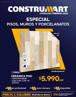 Catálogo Construmart en Quilpué | Z14 talcahuano hualpen sanpedro | 2026-02-01T00:00:00.000Z - 2026-02-28T00:00:00.000Z